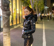 Faye Wong Moncler Women's Short Down Jacket - Bady Series in Black