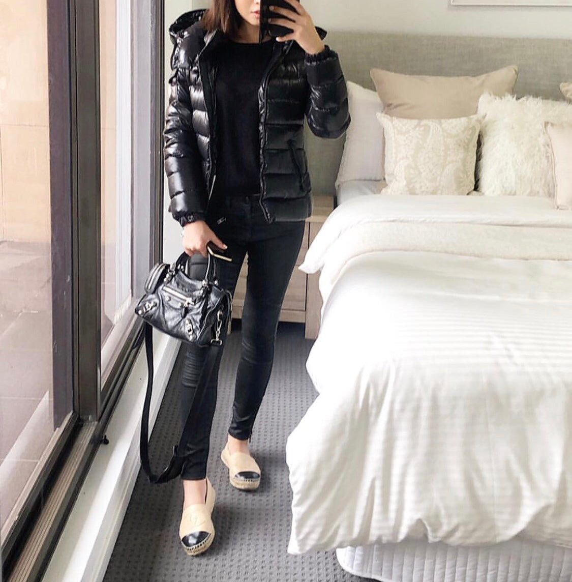 Faye Wong Moncler Women's Short Down Jacket - Bady Series in Black