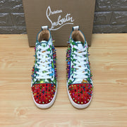 Custom Christian Louboutin High-Top Casual Sneakers for Couples