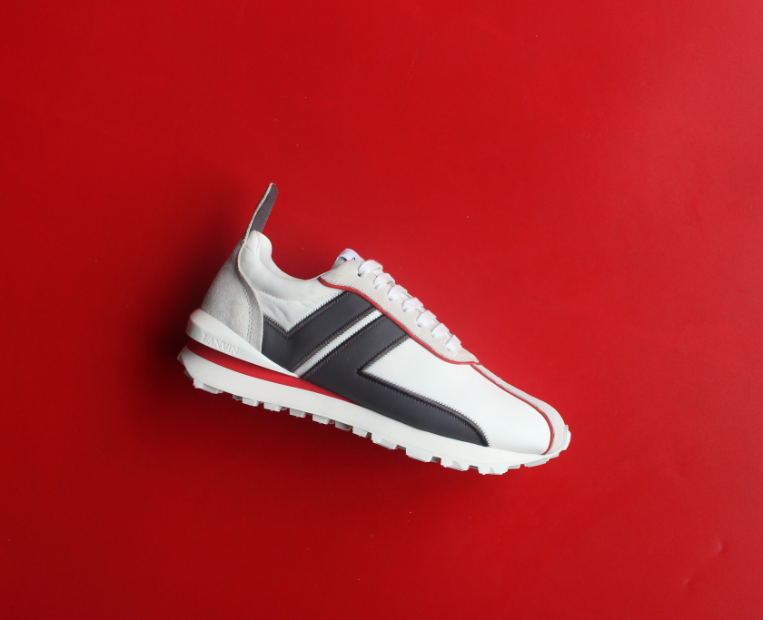 ** LANVIN Men's Casual Sneakers with Contrast Stitching â€“ Stylish & Comfortable

**