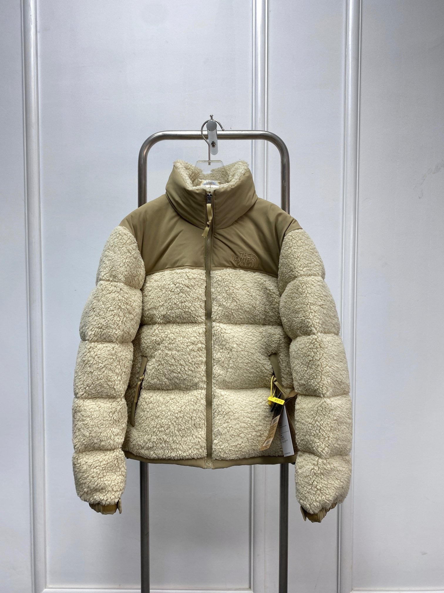 The North Face Lambswool Down Jacket - Luxurious Warmth in Apricot