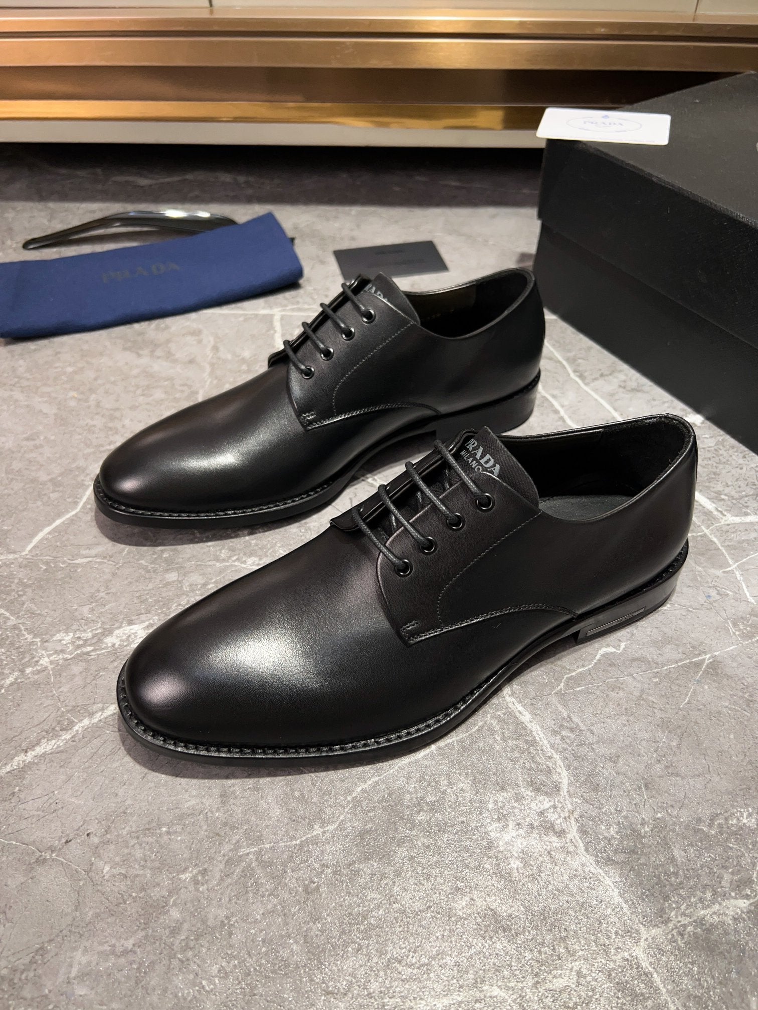 PRADA Men's Leather Shoes - Premium Quality Footwear
