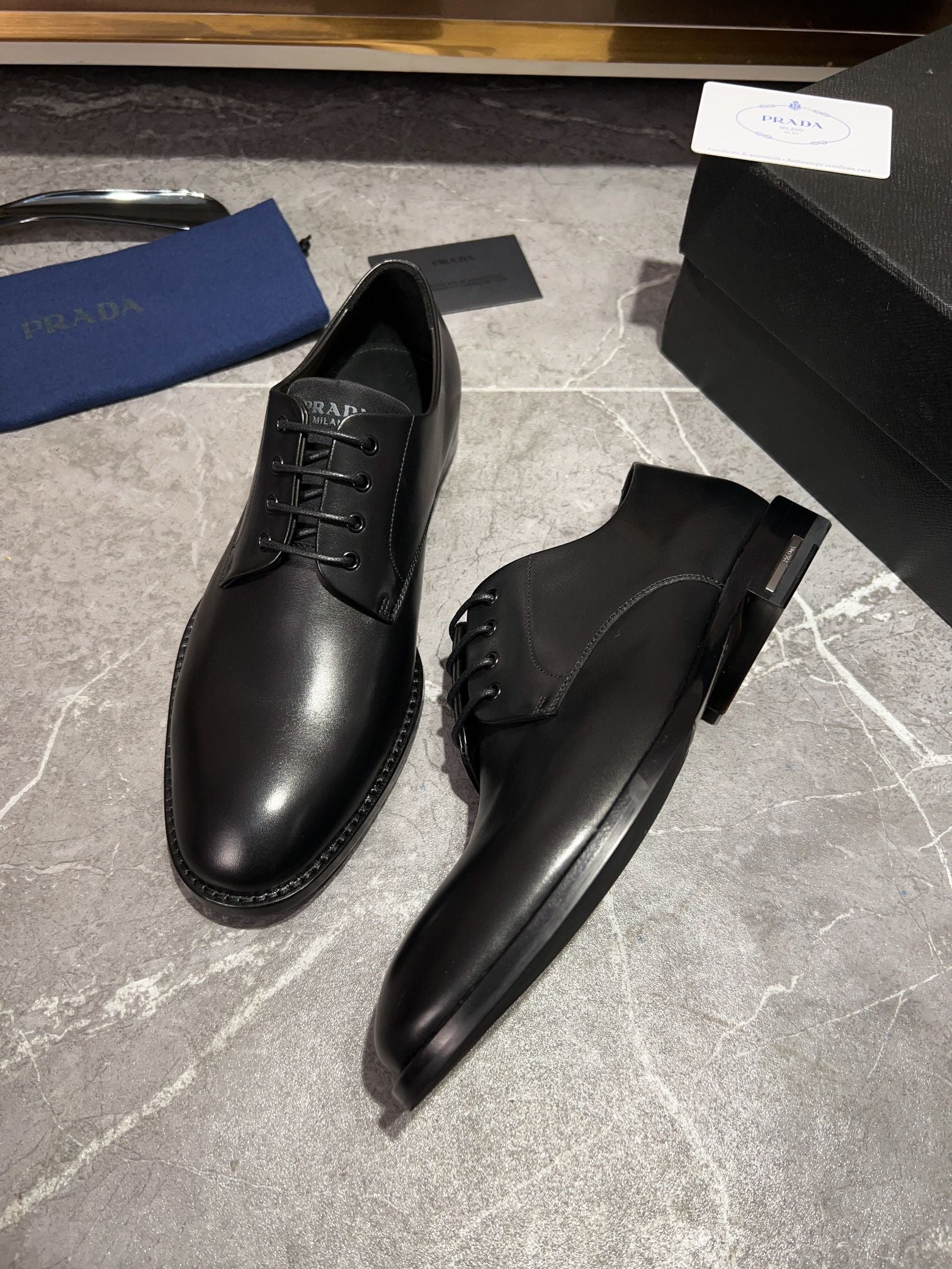 PRADA Men's Leather Shoes - Premium Quality Footwear
