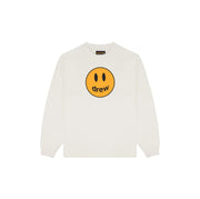 Drew Smiley Letters Long Sleeve T-Shirt - High-Quality Cotton