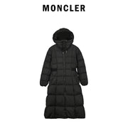 Luxurious Moncler Long Hooded Down Jacket