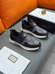 Gucci Slip-On Shoes for Men - Premium Cowhide & Sheepskin