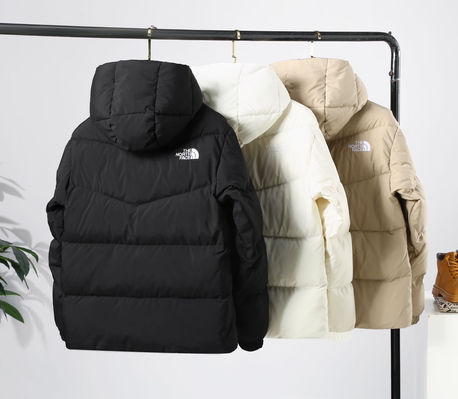 The North Face Premium Hooded Down Jacket for Couples