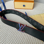 Louis Vuitton Double-Sided Canvas Belt - 40mm with Premium Leather