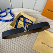 Louis Vuitton Reversible 40mm Togo Leather Belt with New Monogram Buckle