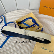 Louis Vuitton Reversible Belt in Togo Leather - 40mm Width