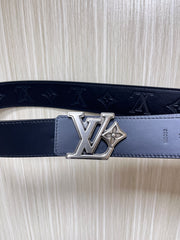 Calf Embossed Reversible Belt with High-Quality Wire Buckles