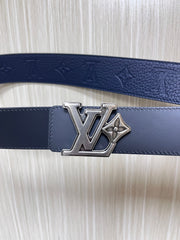 4.0mm Calf Embossed Reversible Belt with High-Quality Wire Buckles