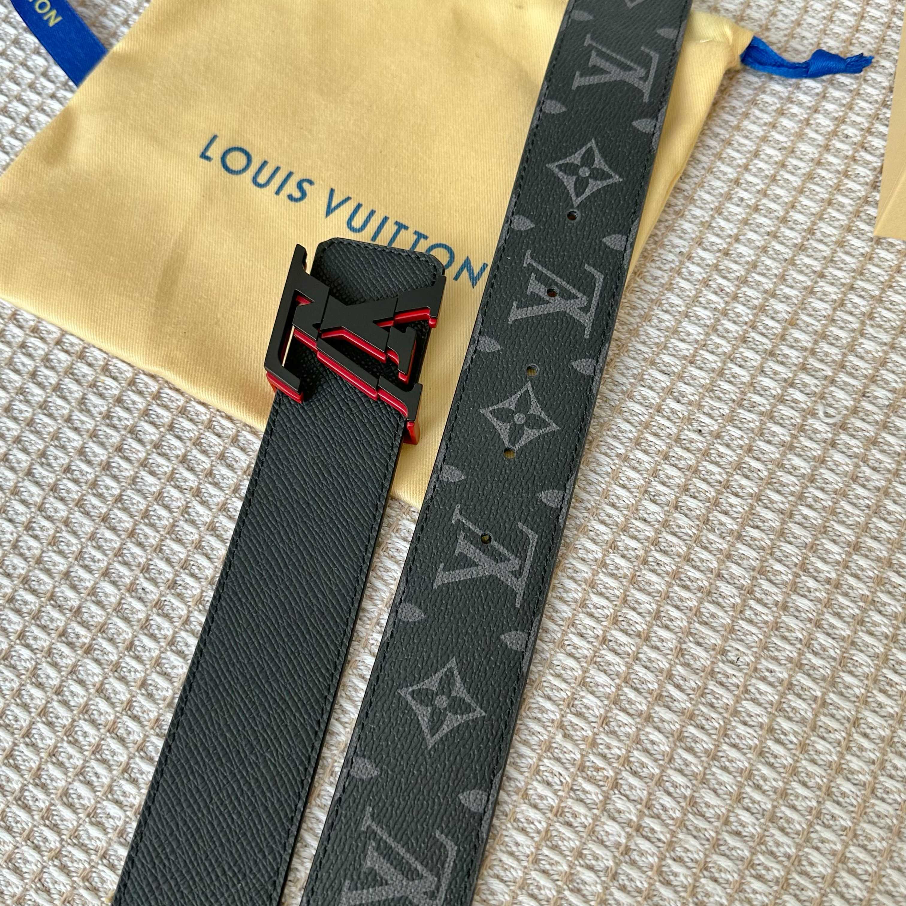 Louis Vuitton Reversible 40mm Canvas Belt with Embossed Leather