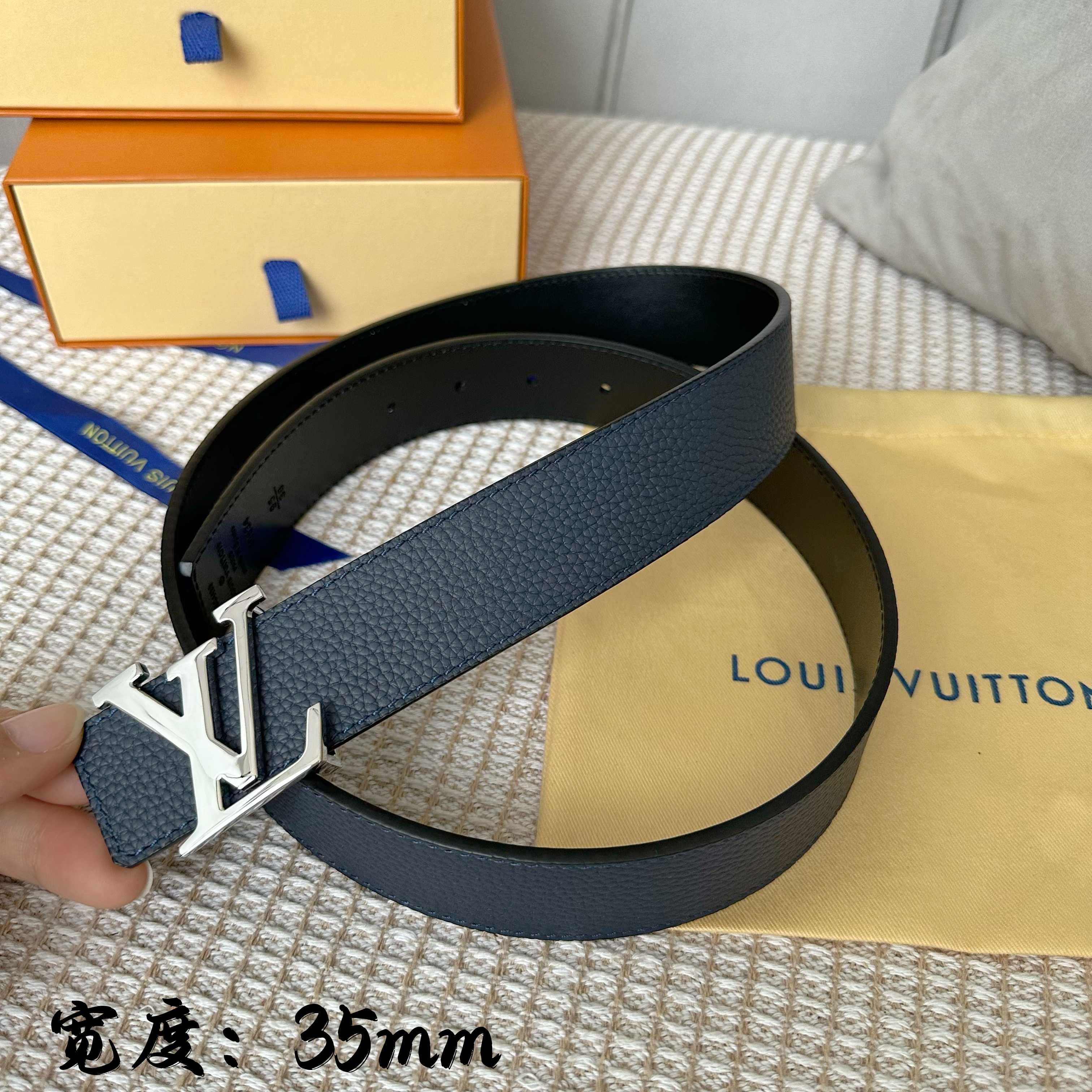 Louis Vuitton Reversible Leather Belt - 35mm Width