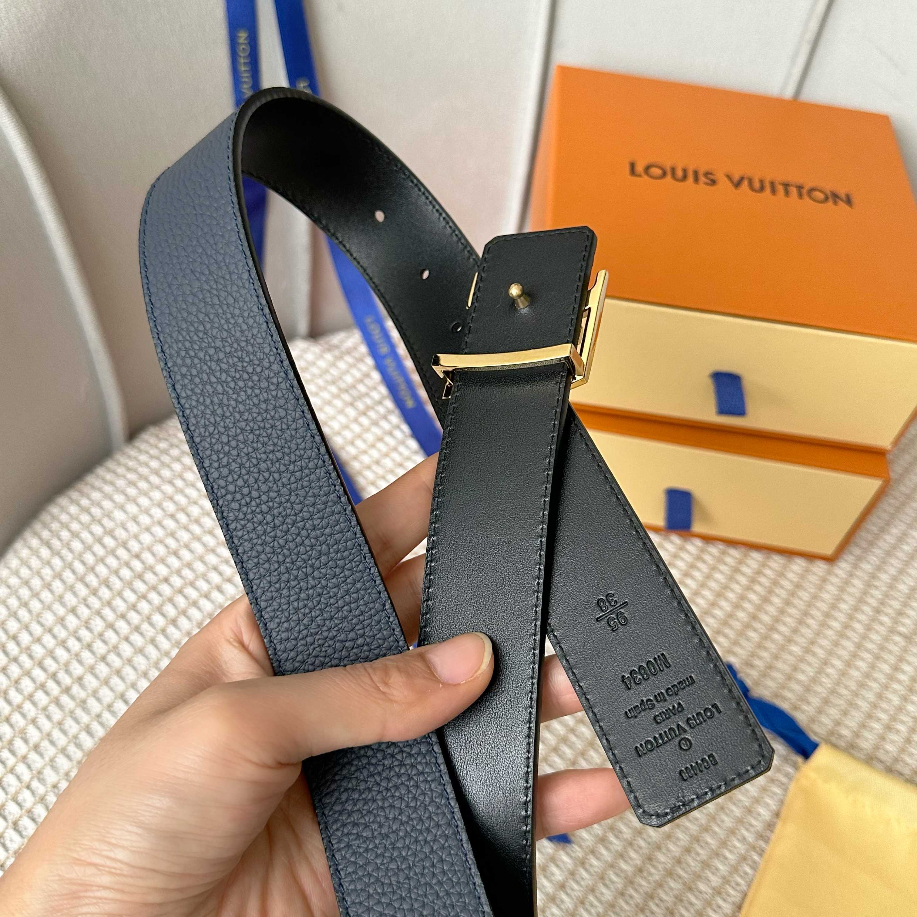 Louis Vuitton Reversible 35mm Leather Belt - Dual-Sided, Durable & Fashionable