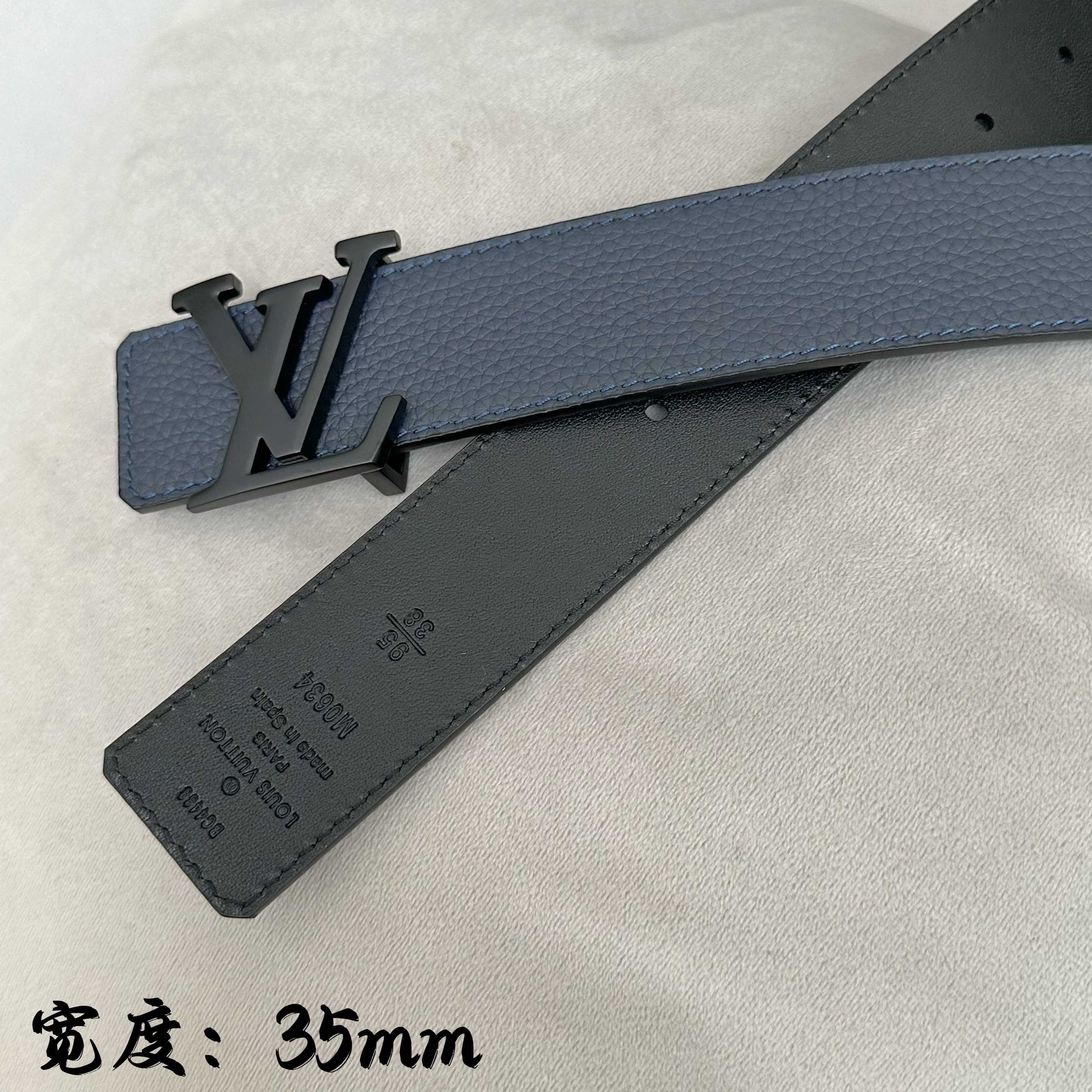 Louis Vuitton Reversible 35mm Belt - Classic Togo Leather