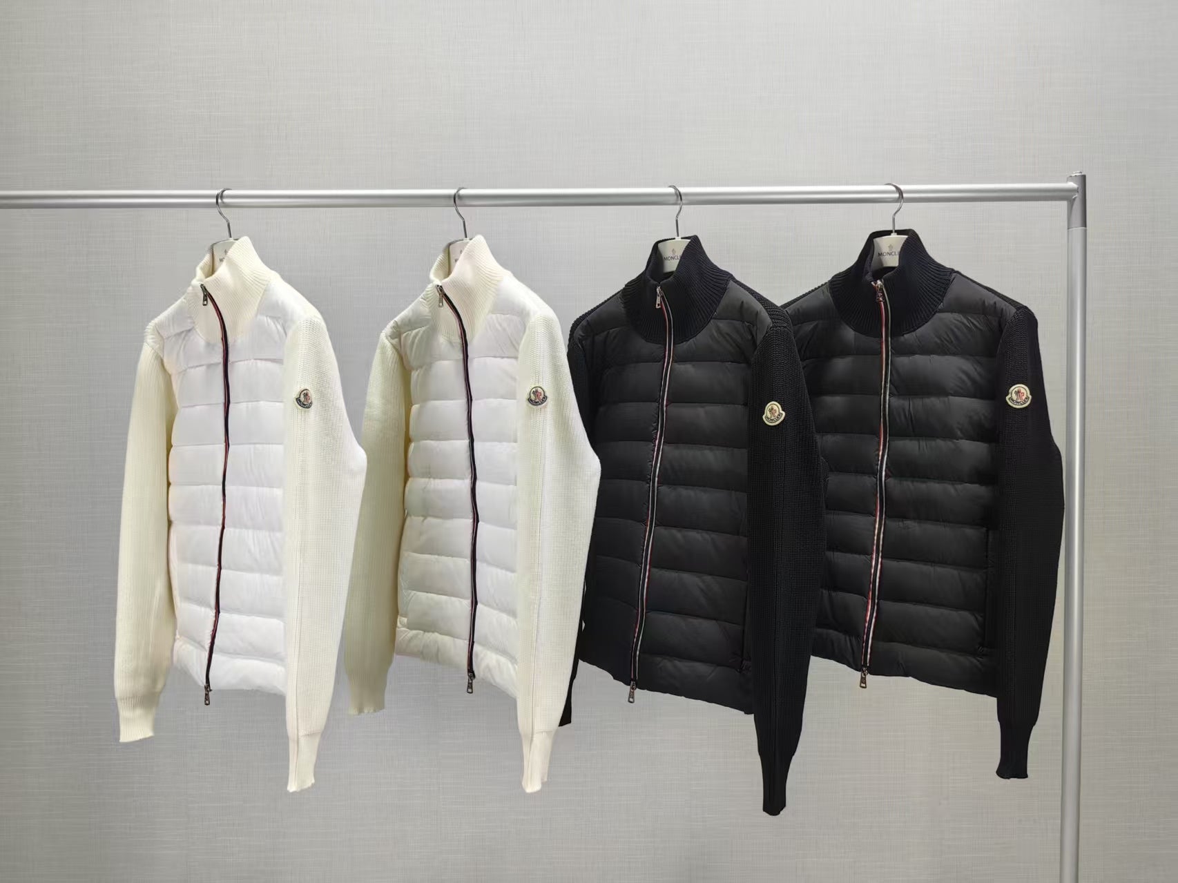 Moncler-Inspired Menâ€™s Thickened Down Zipper Cardigan - Casual Warm Jacket