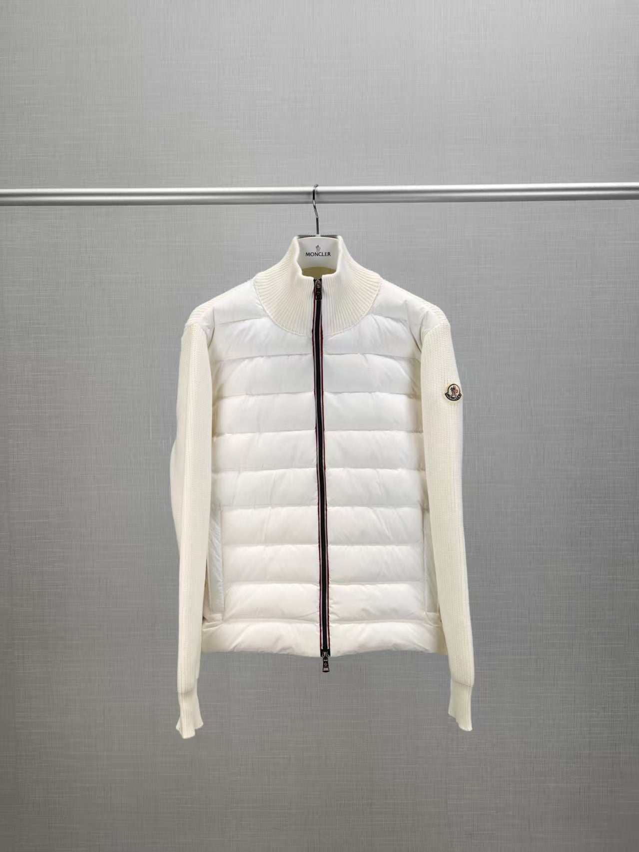 Menâ€™s Moncler Thickened Down Zipper Cardigan - Casual Warm Jacket