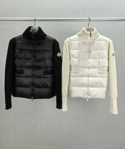 Moncler Women's Logo Long-Sleeved Hooded Down Jacket - M30