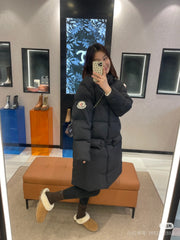 Moncler Bosona Long Label Coat - Black