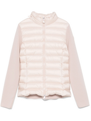 MONCLER Luxury Hooded Short Down Jacket with Wool Splicing