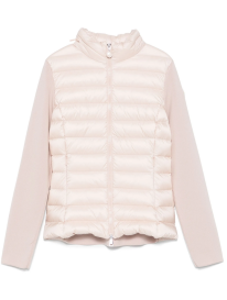 MONCLER Luxury Hooded Short Down Jacket with Wool Splicing