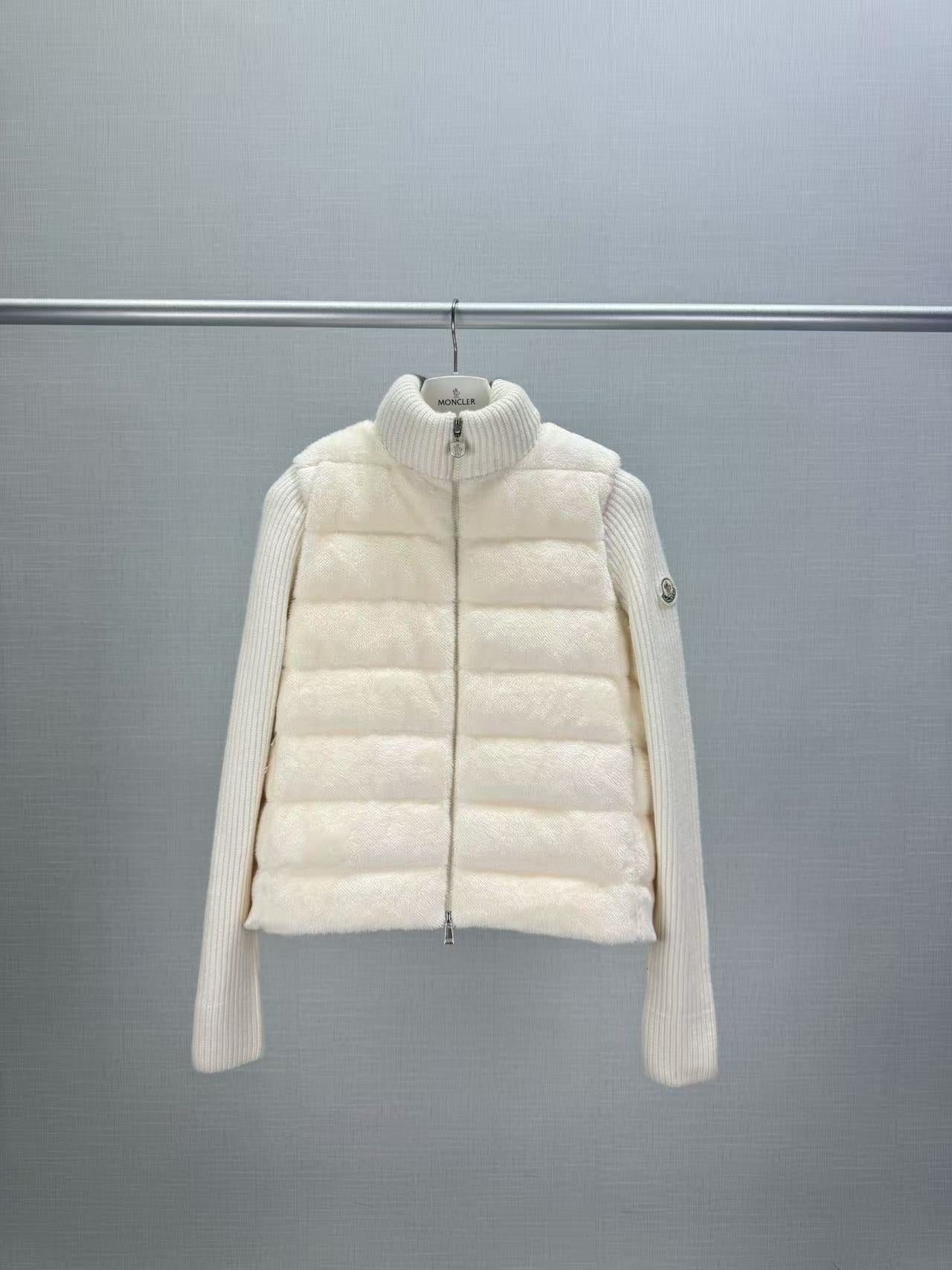 Moncler Womenâ€™s Teddy Velvet Zipper Cardigan - 2025 Collection