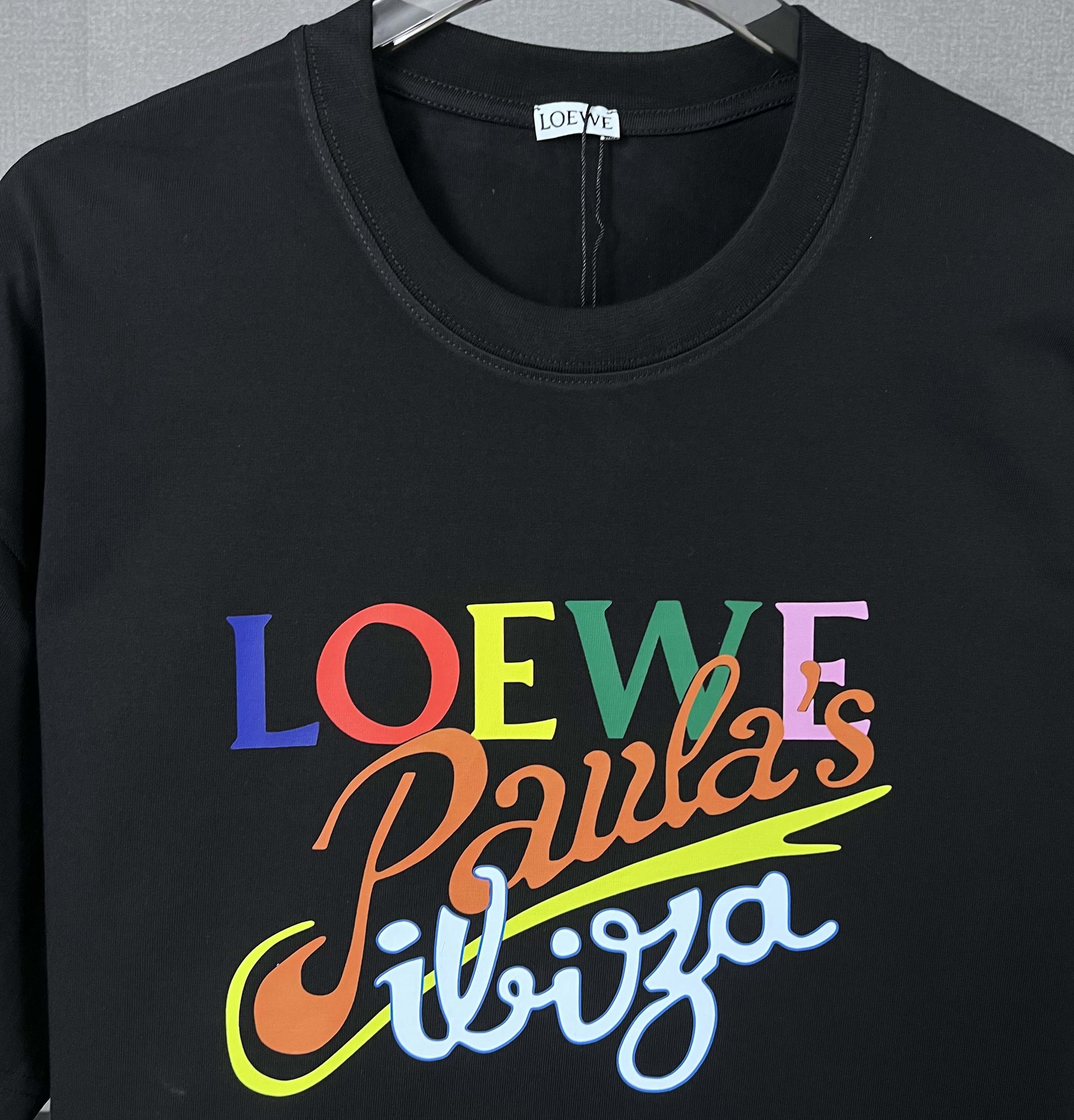 LOEWE Liu Yiwei Classic Rainbow Pocket T-Shirt