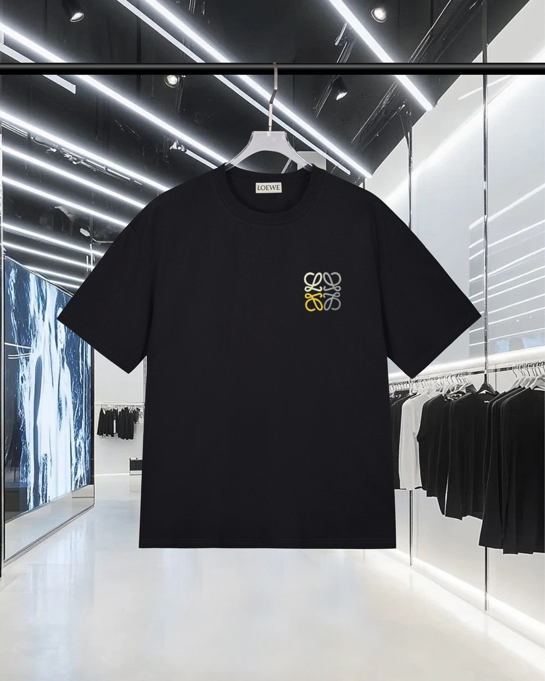 LOEWE Luo Yiwei Classic Round Neck Short-Sleeved T-Shirt