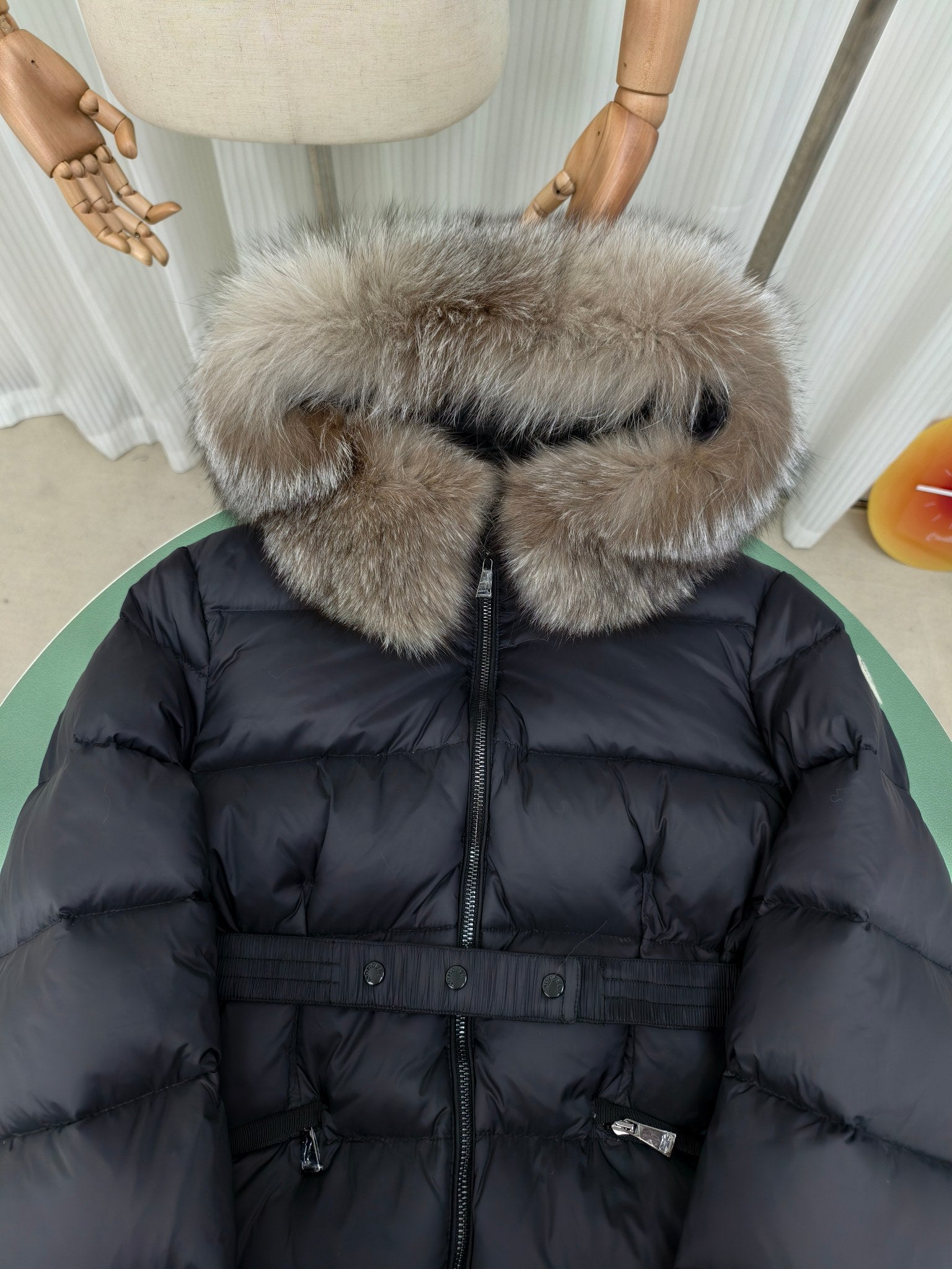 Moncler Boed Autumn/Winter Hooded Down Jacket with Fur Collar