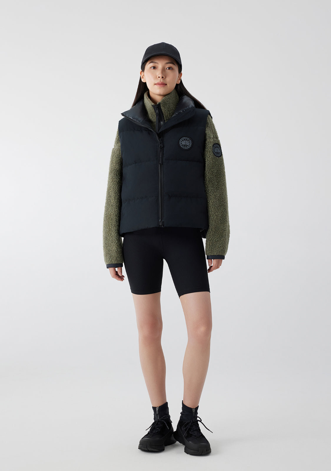 Canada Goose Women's Grandview Black Label Short Down Vest