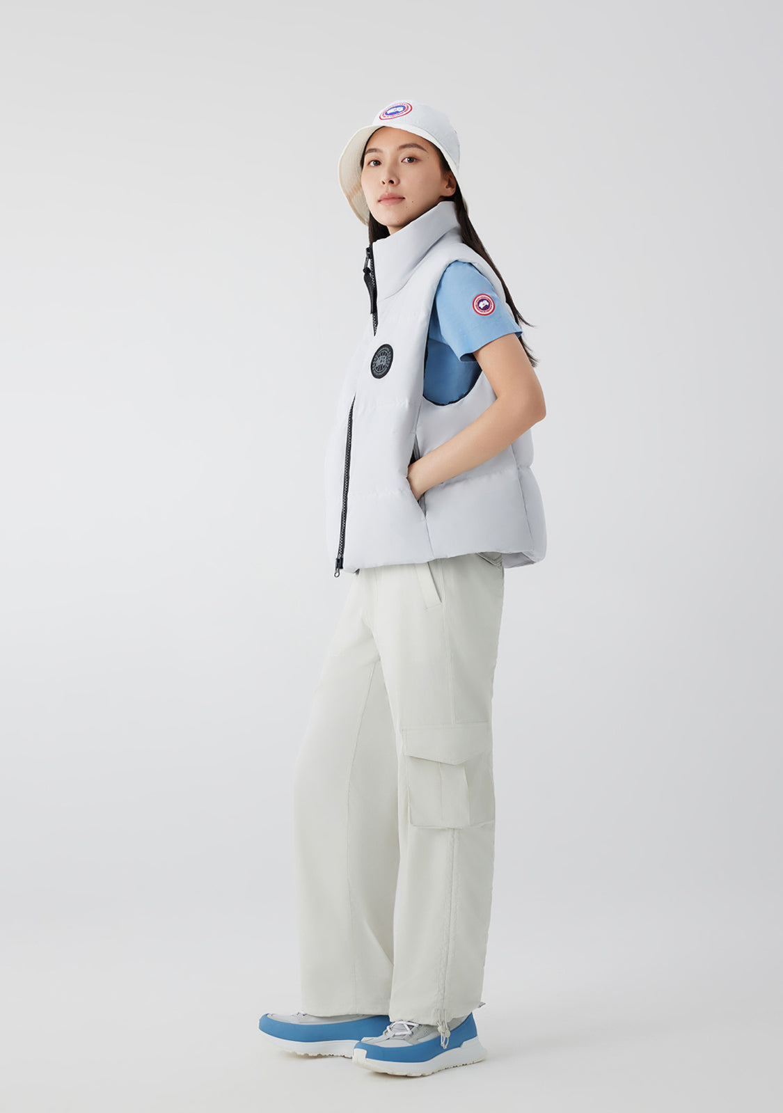 Canada Goose Women's Grandview Black Label Short Down Vest 2025