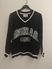 MM6 Maison Margiela SS25 Unisex Knitted V-Neck Sweater