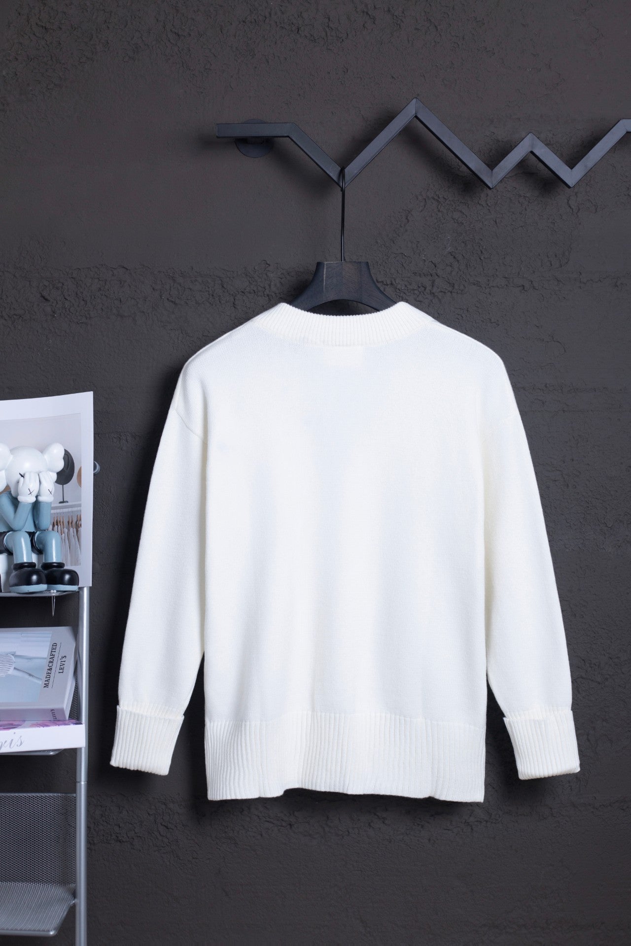 AMI Classic Big Love Series Jacquard Cardigan Sweater - Premium Quality