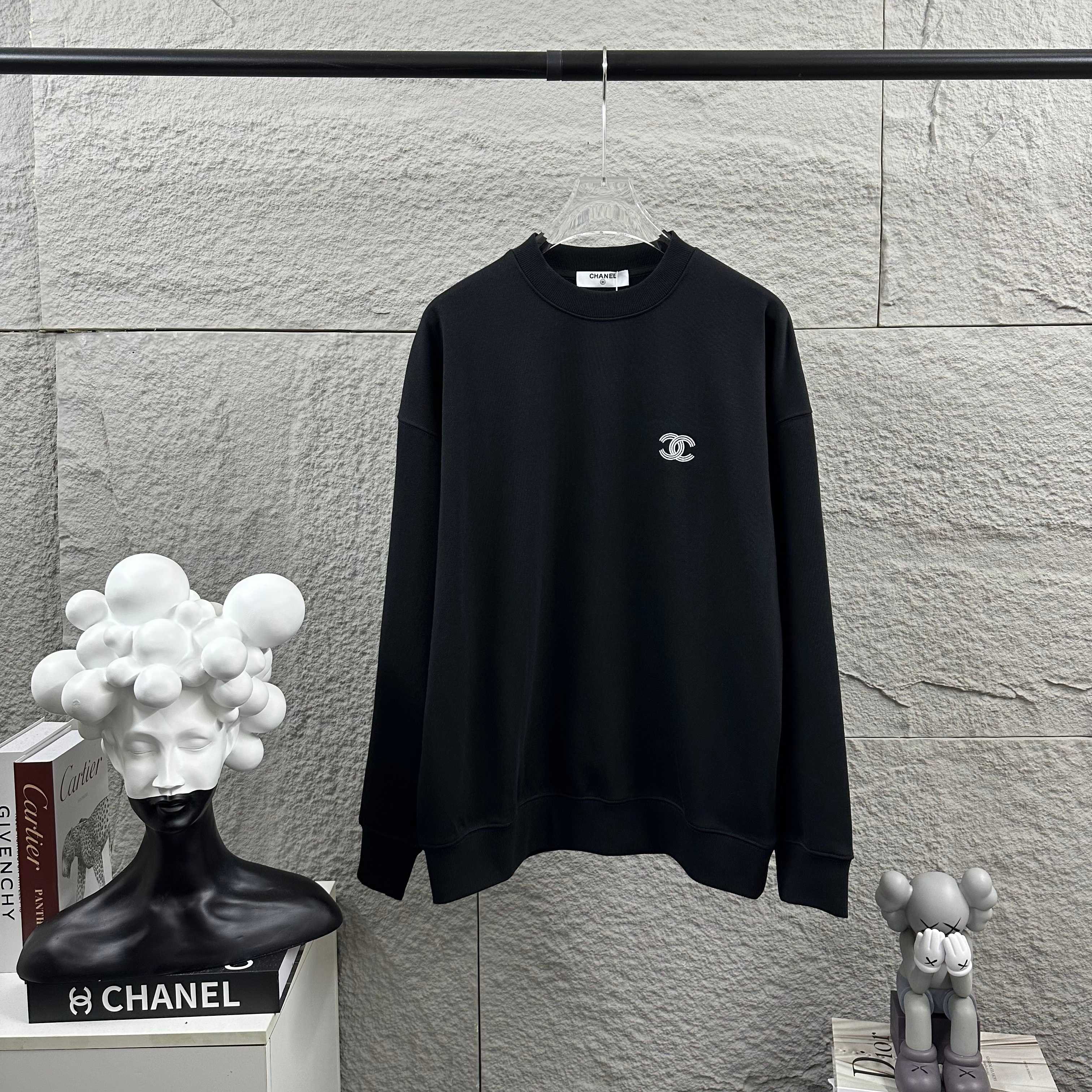 Unisex Classic Embroidered Terry Sweatshirt