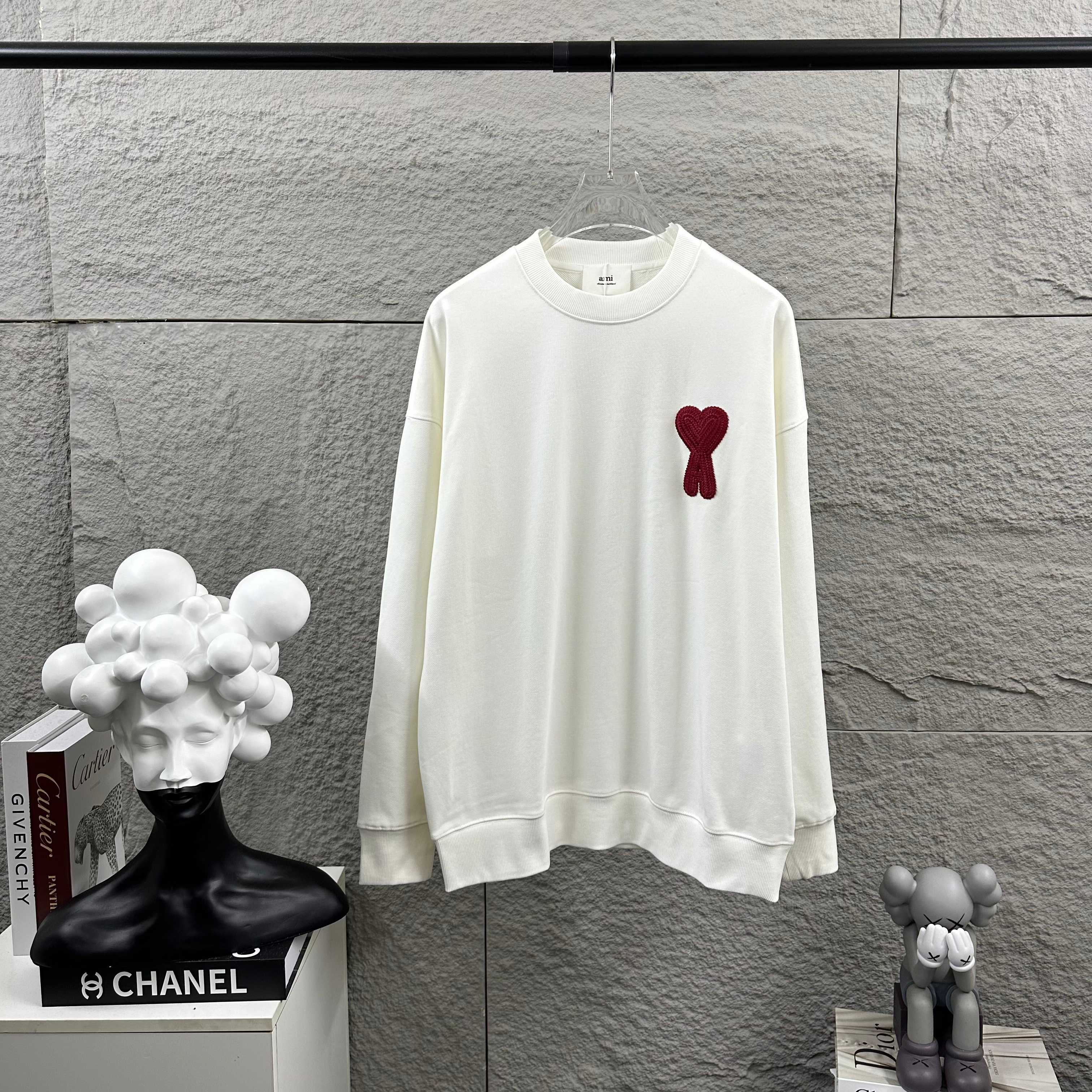 Unisex Classic Love Patch Embroidered Sweatshirt