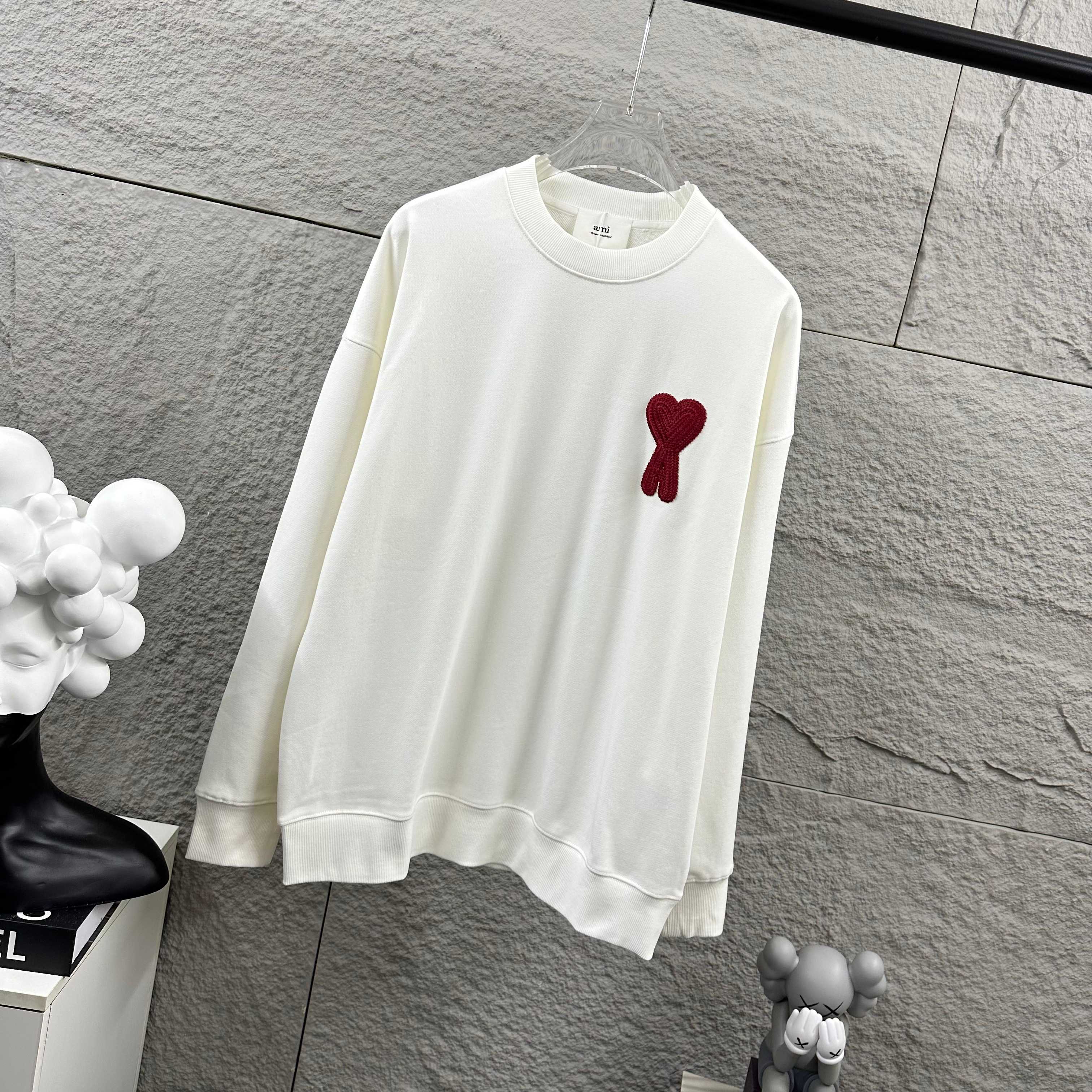 Unisex Classic Love Patch Embroidered Sweatshirt