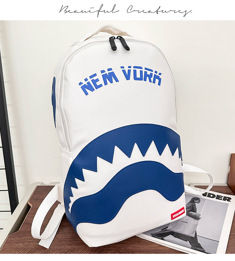 Megalodon Shark Mouth Backpack - Trendy New York Street Style