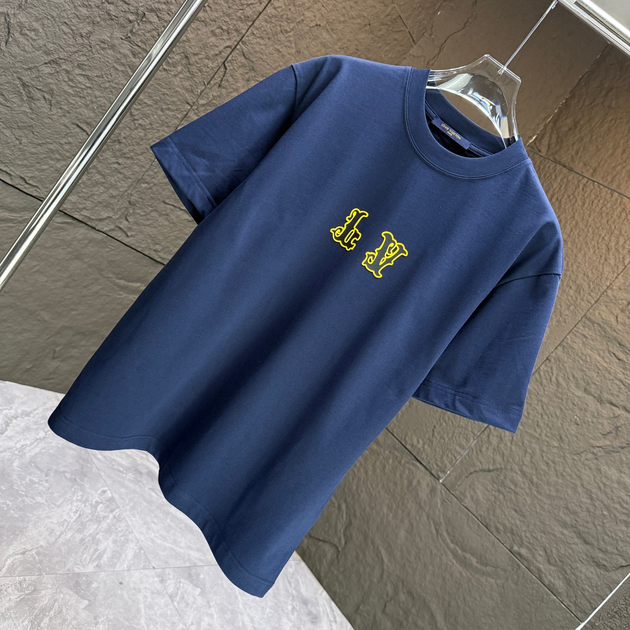 Louis Vuitton Inspired 2025 Autumn/Winter Short-Sleeved T-Shirt