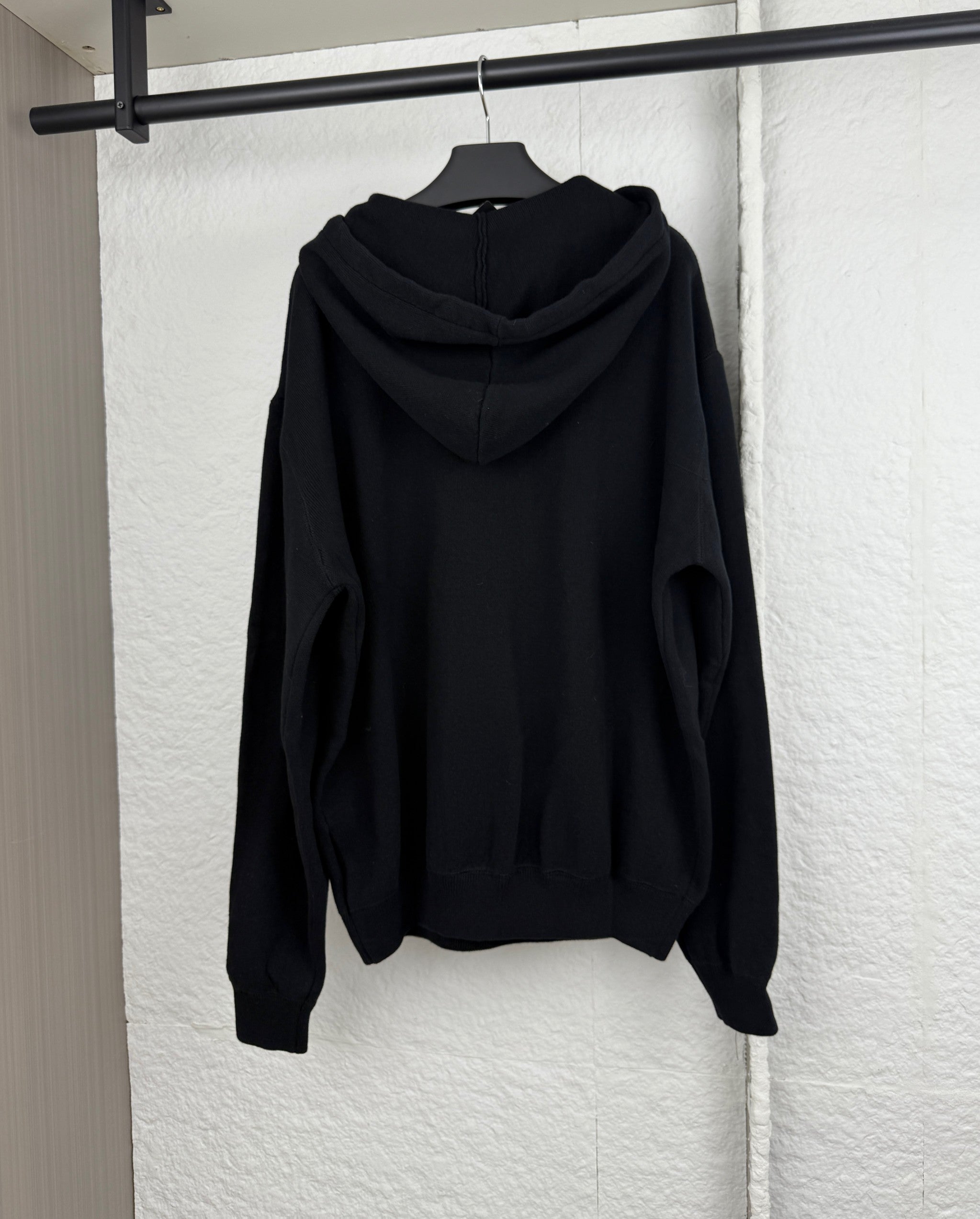 Prada Monogram Embroidered Hooded Sweater - S/M/L/XL