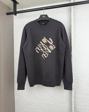 Fendi Embroidered Letter Knitted Sweater - Sizes S to XL