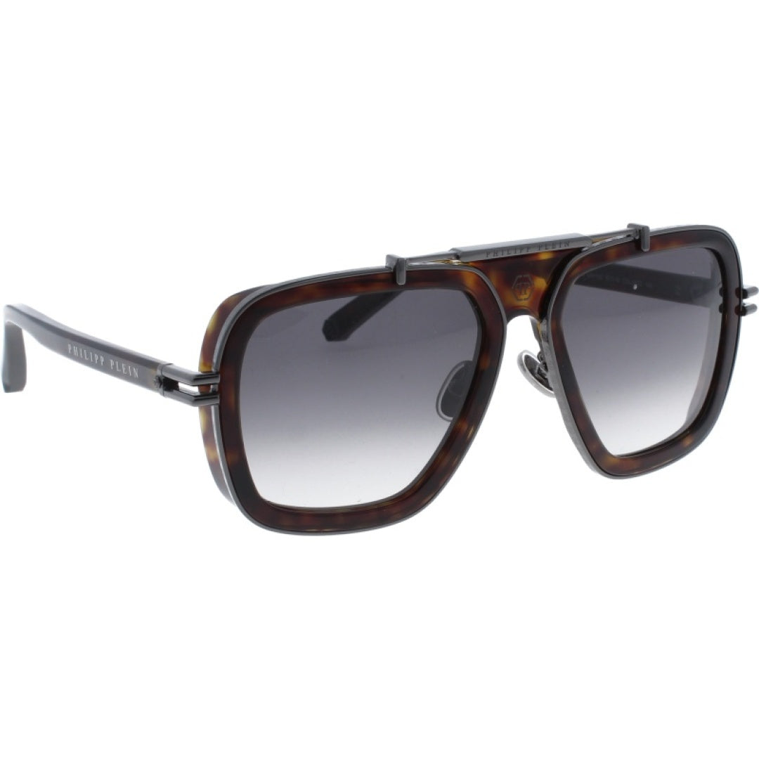 Philipp Plein SPM Metal-Plated Sunglasses - Size 57-19-145