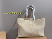 Prada Raffia Shopping Bag - Elegant & Versatile Tote