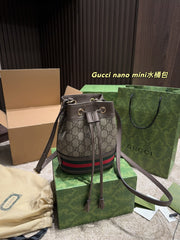 Gucci Nano Mini Bucket Bag - Full Package, Size 17.19