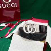 Gucci Men's 3.7MM Reversible Leather Buckle - Premium Quality