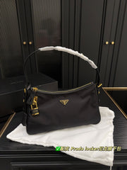 Prada Nylon Armpit Bag with Leather Folding Box - 36.21