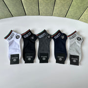 Gucci Classic Pile Socks - 5 Pairs Gift Set