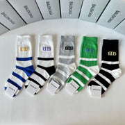 Balenciaga Mid-Length Pile Socks - 5-Pair Set