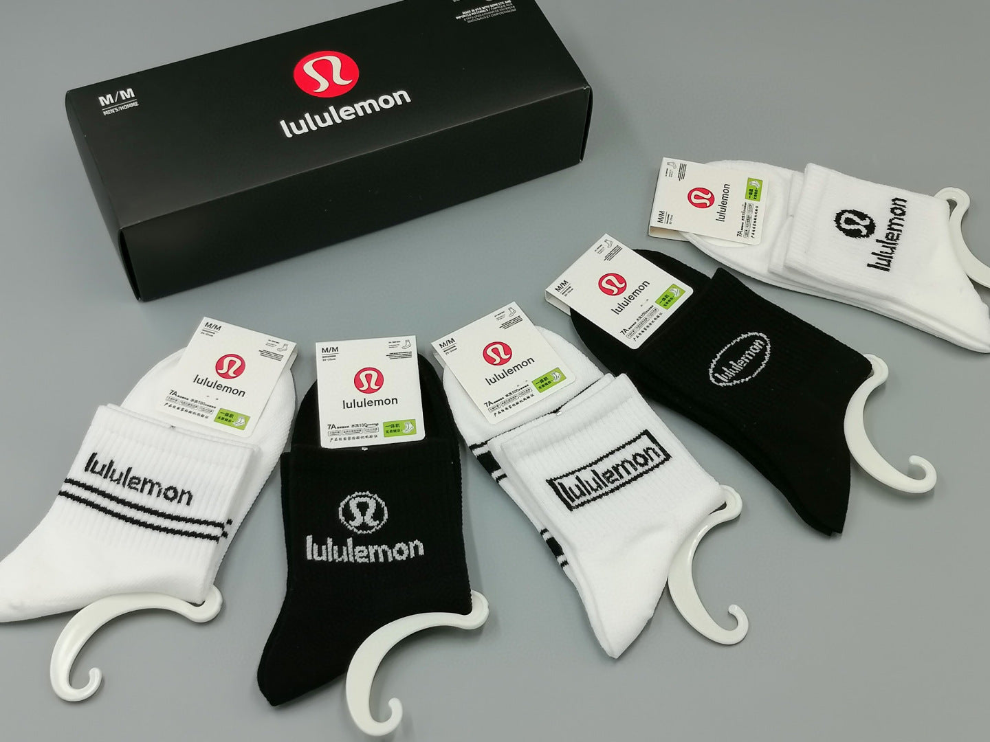 Lululemon Mid-Length Pile Socks - 5 Pairs Bundle