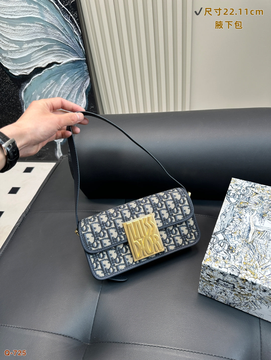 Classic Dior Signature Hobo Bag - Elegant & Versatile